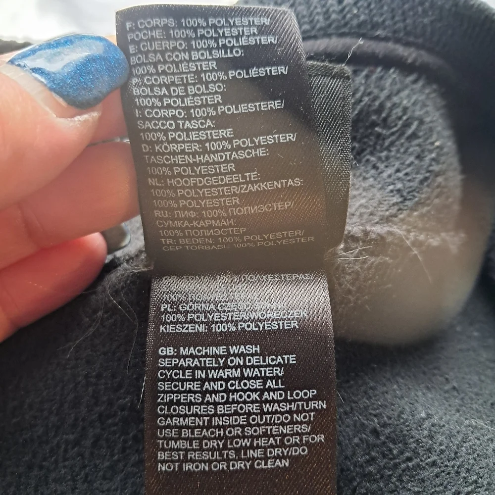 The North Face Mens Zip Up Sweater Black XXL (Flaw)